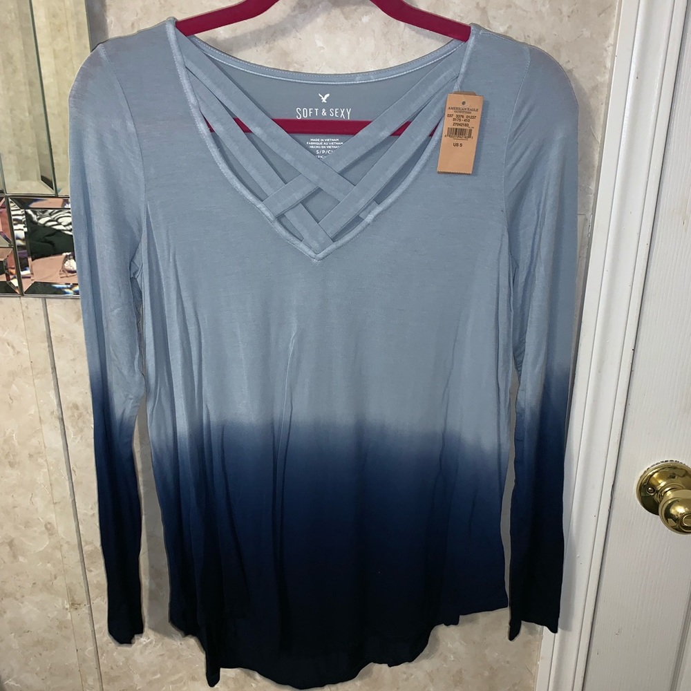 S women’s American eagle long sleeved shirt - Picture 1 of 3